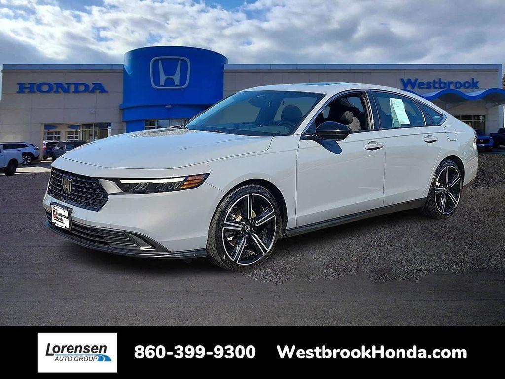 used 2023 Honda Accord Hybrid car, priced at $28,500