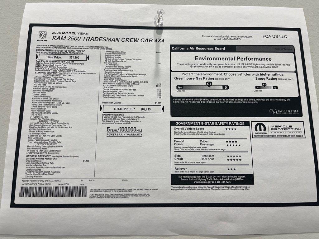 used 2024 Ram 2500 car, priced at $55,710