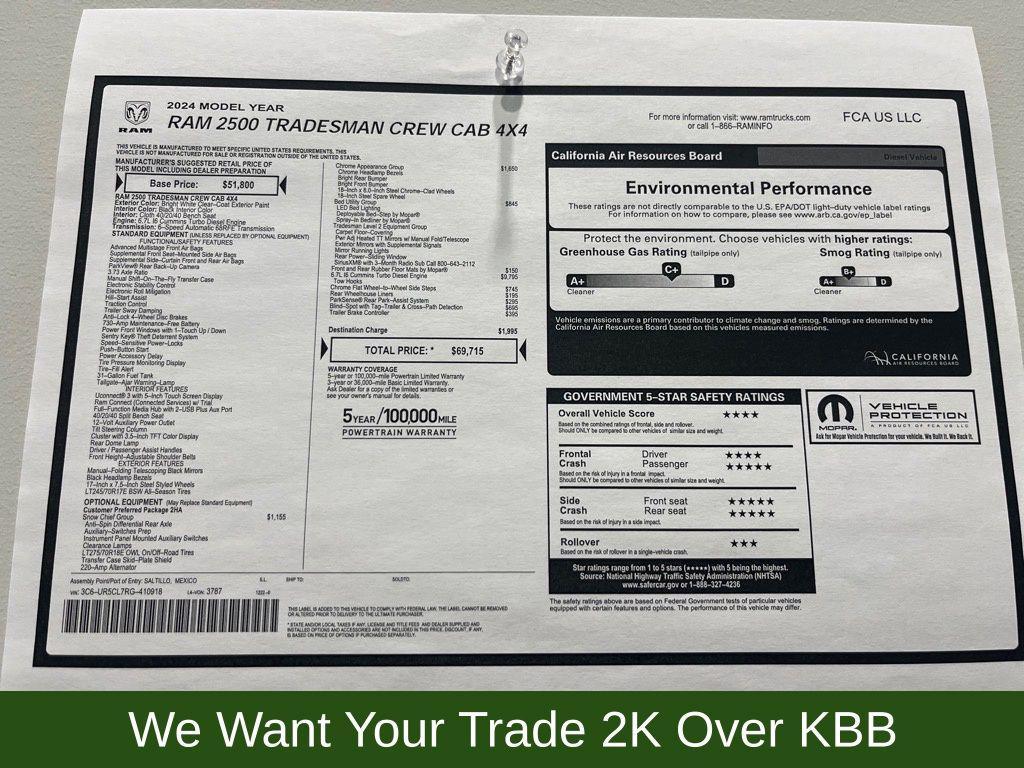 used 2024 Ram 2500 car, priced at $55,710