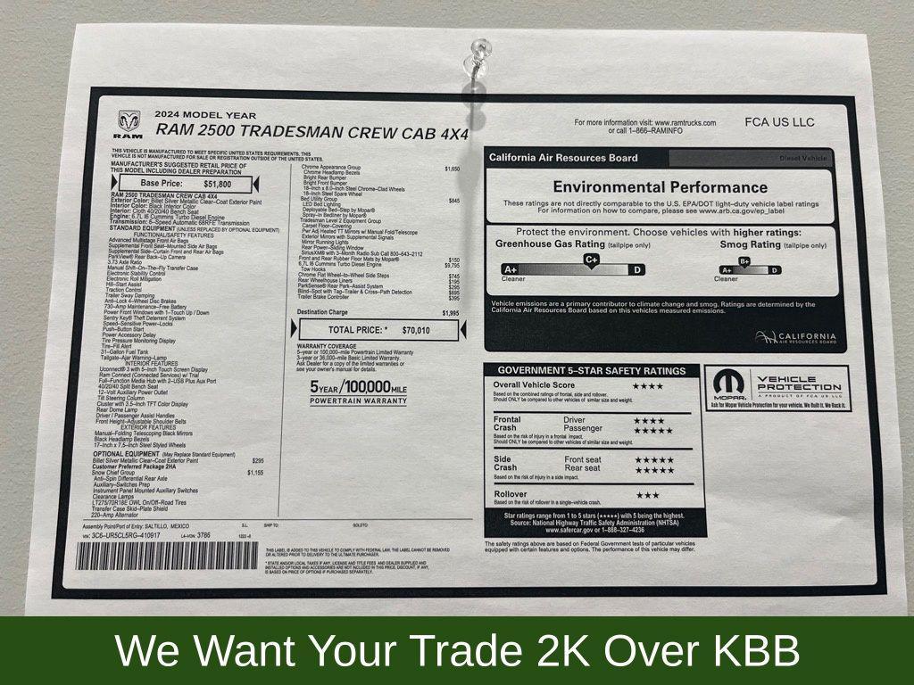 used 2024 Ram 2500 car, priced at $58,710