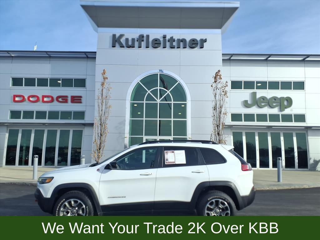 used 2022 Jeep Cherokee car, priced at $27,350