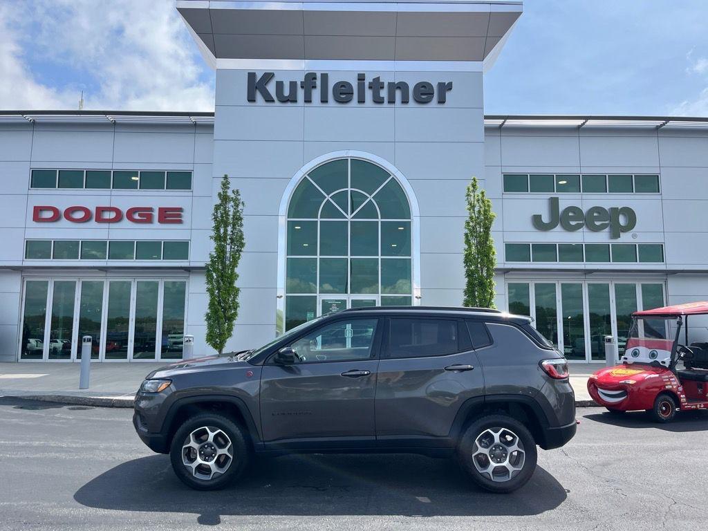used 2022 Jeep Compass car, priced at $28,377