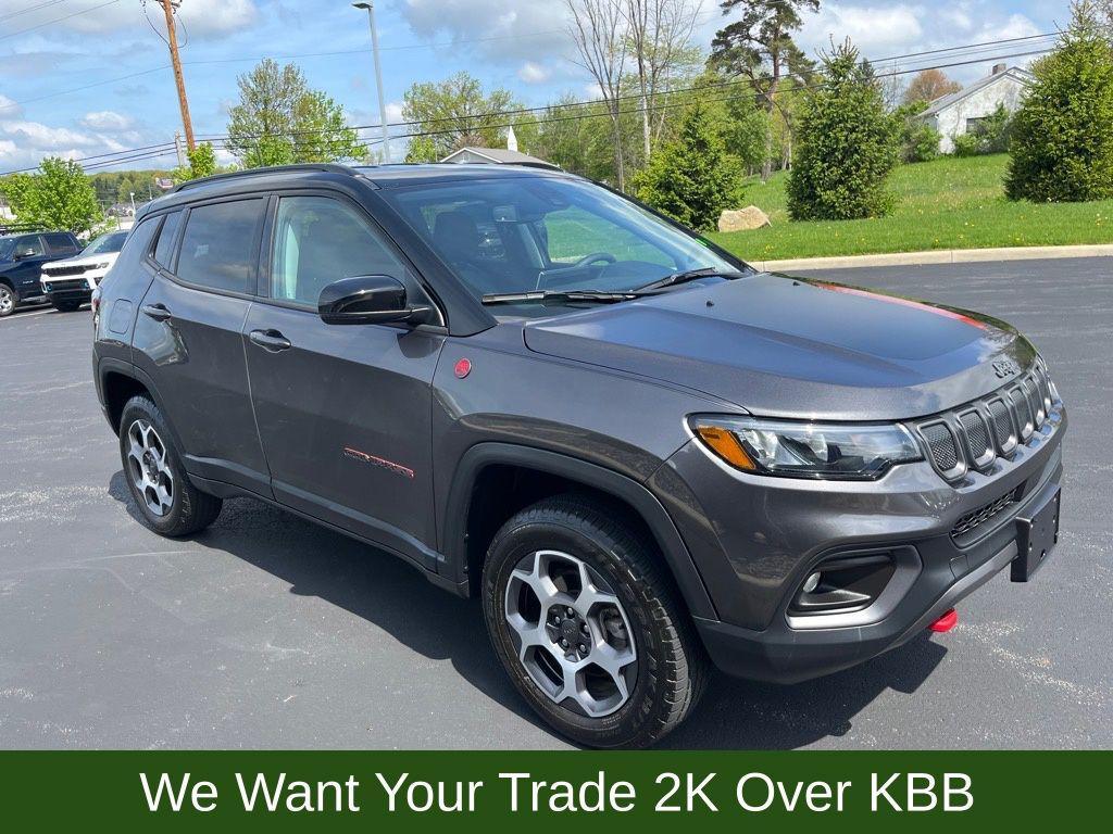 used 2022 Jeep Compass car, priced at $23,900