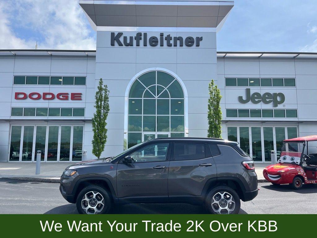 used 2022 Jeep Compass car, priced at $23,900