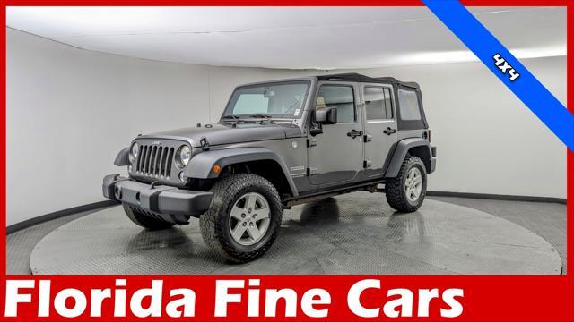 used 2016 Jeep Wrangler Unlimited car, priced at $14,999