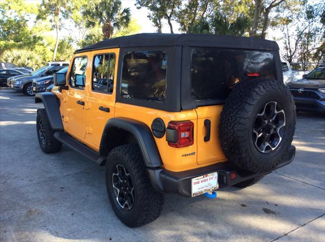 used 2021 Jeep Wrangler Unlimited 4xe car, priced at $33,299