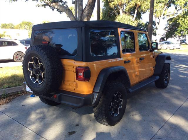 used 2021 Jeep Wrangler Unlimited 4xe car, priced at $33,299