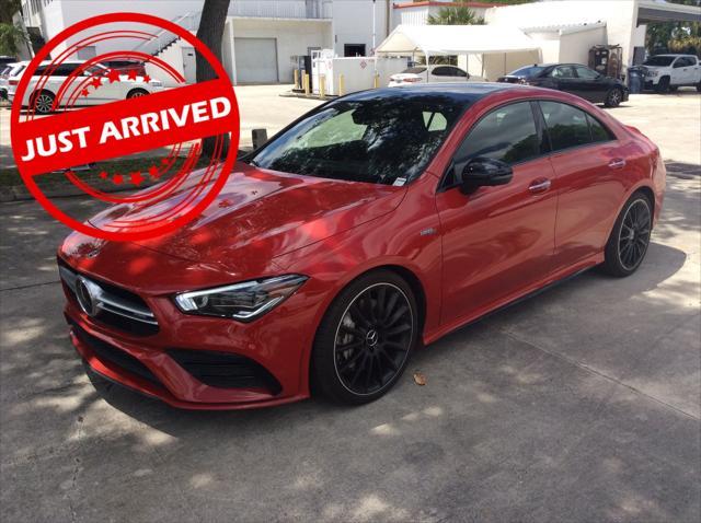 used 2020 Mercedes-Benz AMG CLA 35 car, priced at $31,299