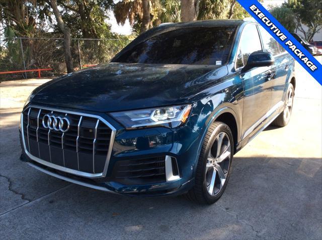 used 2021 Audi Q7 car, priced at $27,999