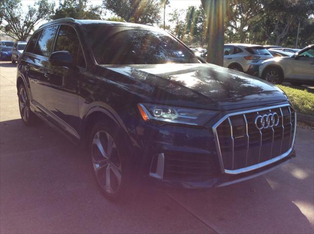 used 2021 Audi Q7 car, priced at $27,999