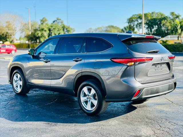 used 2021 Toyota Highlander car, priced at $25,299