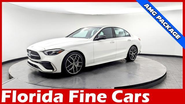 used 2022 Mercedes-Benz C-Class car, priced at $29,799