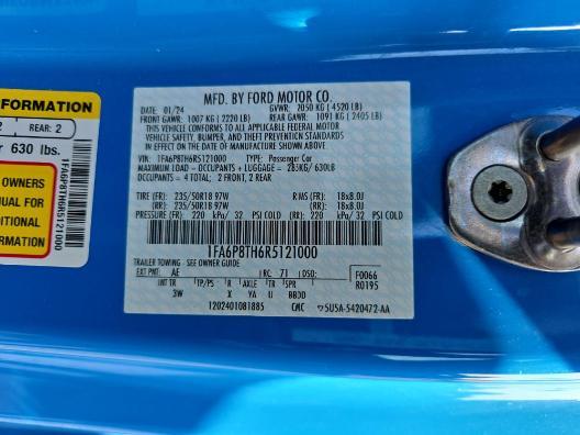 used 2024 Ford Mustang car, priced at $28,999