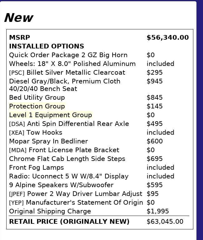 used 2024 Ram 2500 car, priced at $40,499
