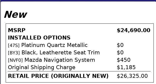 used 2024 Mazda Mazda3 car, priced at $18,499
