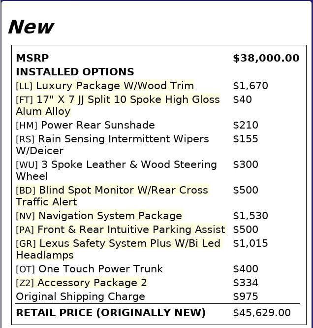 used 2016 Lexus ES 350 car, priced at $19,499