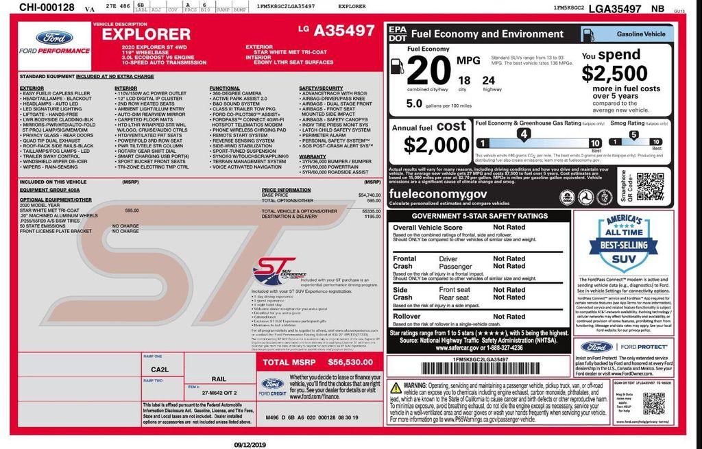 used 2020 Ford Explorer car, priced at $25,399