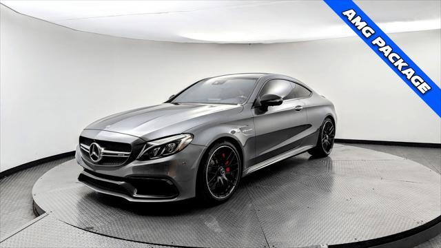 used 2018 Mercedes-Benz AMG C 63 car, priced at $41,499