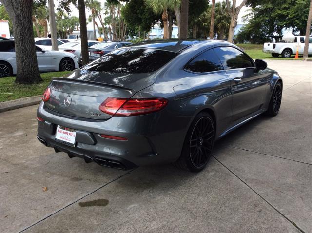 used 2018 Mercedes-Benz AMG C 63 car, priced at $47,999