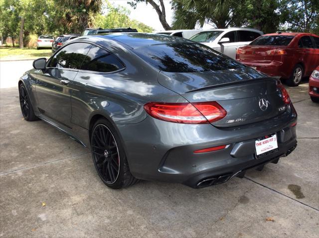 used 2018 Mercedes-Benz AMG C 63 car, priced at $47,999