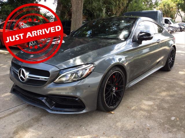 used 2018 Mercedes-Benz AMG C 63 car, priced at $47,999