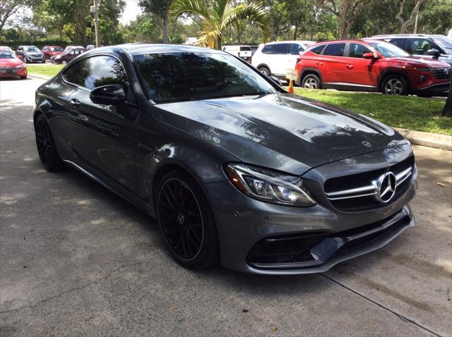 used 2018 Mercedes-Benz AMG C 63 car, priced at $47,999