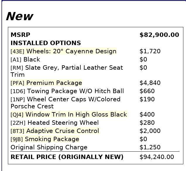 used 2019 Porsche Cayenne car, priced at $36,999