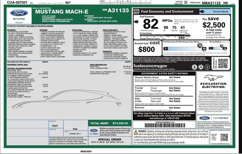 used 2022 Ford Mustang Mach-E car, priced at $27,799