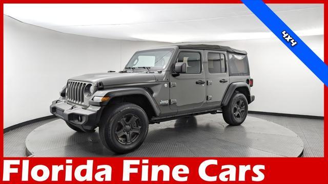 used 2021 Jeep Wrangler Unlimited car, priced at $28,099