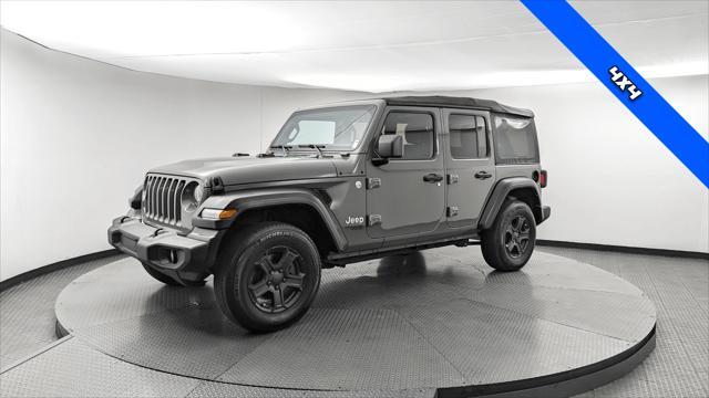 used 2021 Jeep Wrangler Unlimited car, priced at $28,099