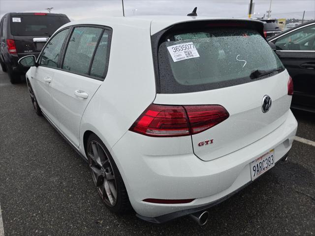 used 2019 Volkswagen Golf GTI car, priced at $16,499