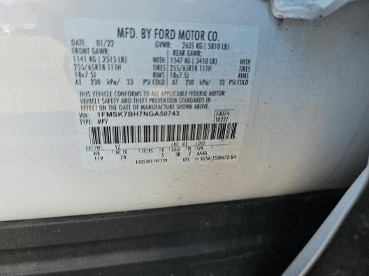 used 2022 Ford Explorer car, priced at $16,999