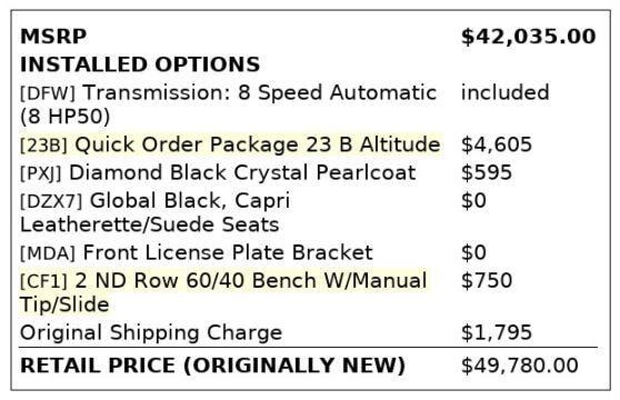 used 2024 Jeep Grand Cherokee L car, priced at $25,699