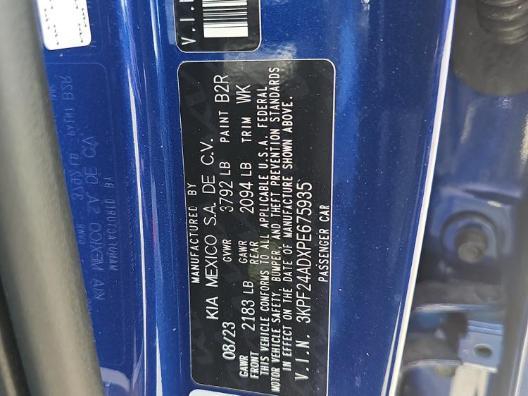 used 2023 Kia Forte car, priced at $16,999