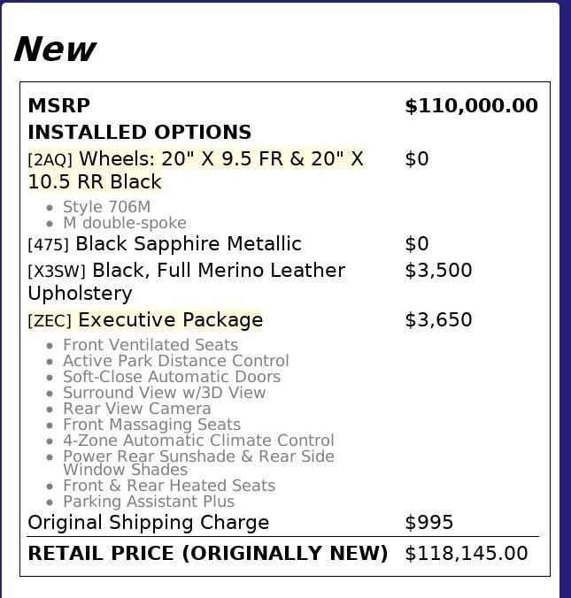 used 2020 BMW M5 car, priced at $60,999