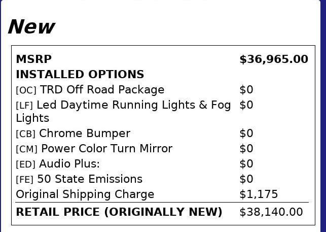 used 2020 Toyota Tacoma car, priced at $30,799