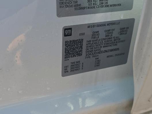 used 2022 Chevrolet Silverado 1500 car, priced at $24,999