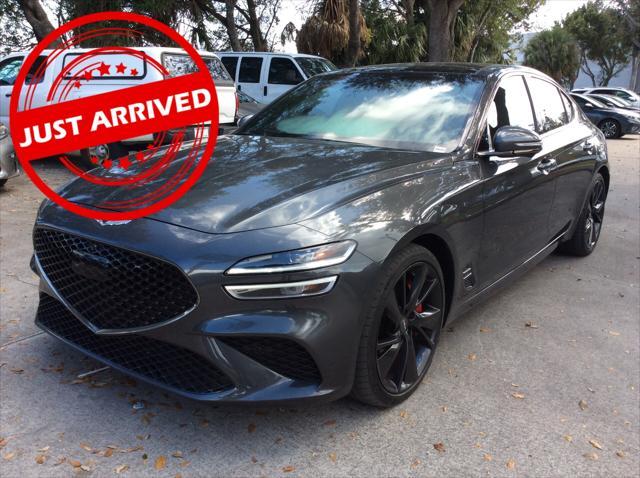 used 2022 Genesis G70 car, priced at $28,999