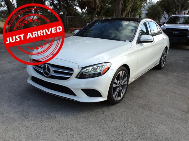 used 2021 Mercedes-Benz C-Class car, priced at $19,999