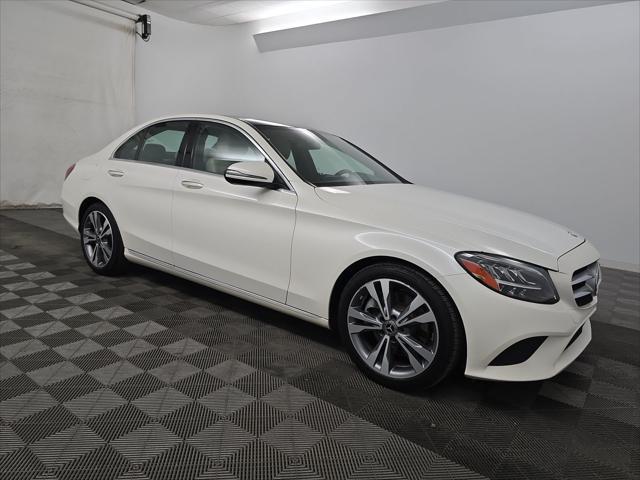 used 2021 Mercedes-Benz C-Class car, priced at $19,999