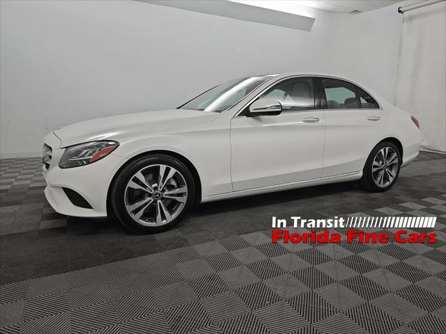 used 2021 Mercedes-Benz C-Class car, priced at $19,999