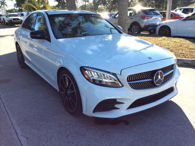 used 2021 Mercedes-Benz C-Class car, priced at $26,499