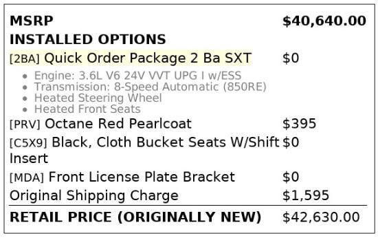 used 2023 Dodge Durango car, priced at $24,999