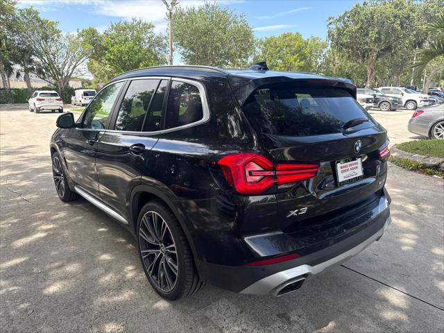 used 2022 BMW X3 car, priced at $26,999