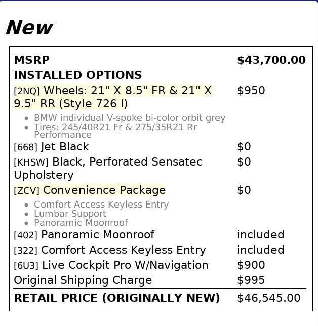 used 2022 BMW X3 car, priced at $23,799
