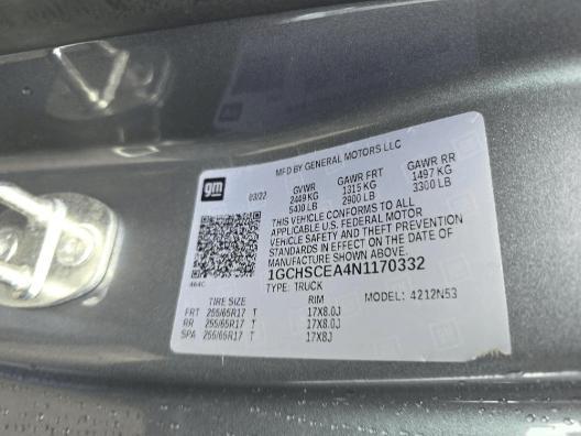 used 2022 Chevrolet Colorado car, priced at $17,999