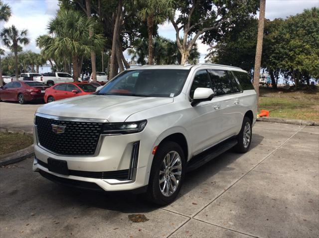 used 2021 Cadillac Escalade ESV car, priced at $57,999