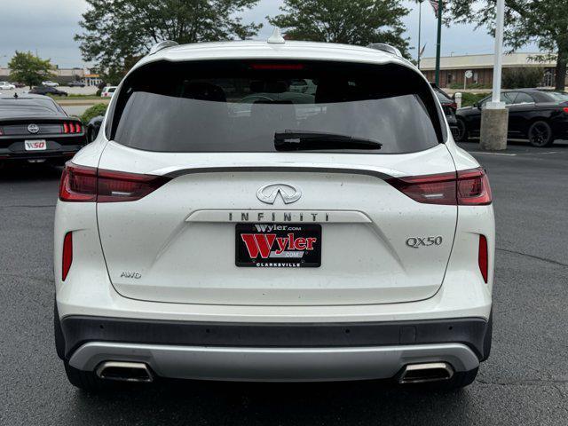 used 2022 INFINITI QX50 car, priced at $30,345