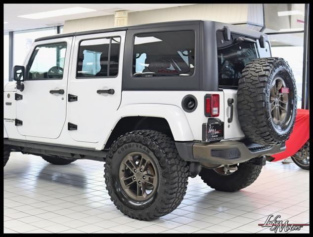 used 2016 Jeep Wrangler Unlimited car, priced at $19,980