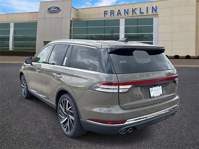 new 2025 Lincoln Aviator car, priced at $78,450